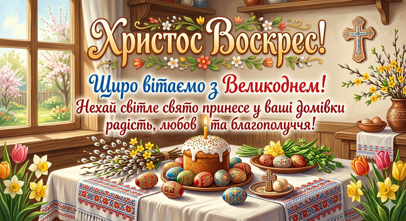 З Великодніми святами!